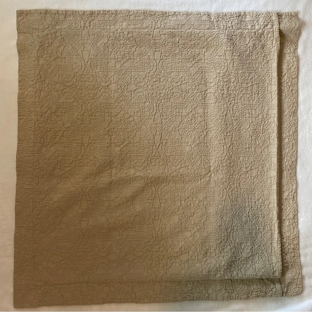 Frontgate Textured Euro Sham